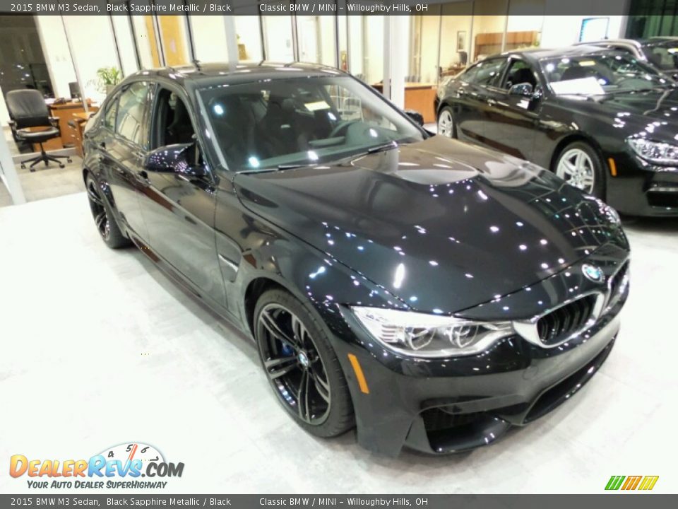 Front 3/4 View of 2015 BMW M3 Sedan Photo #4