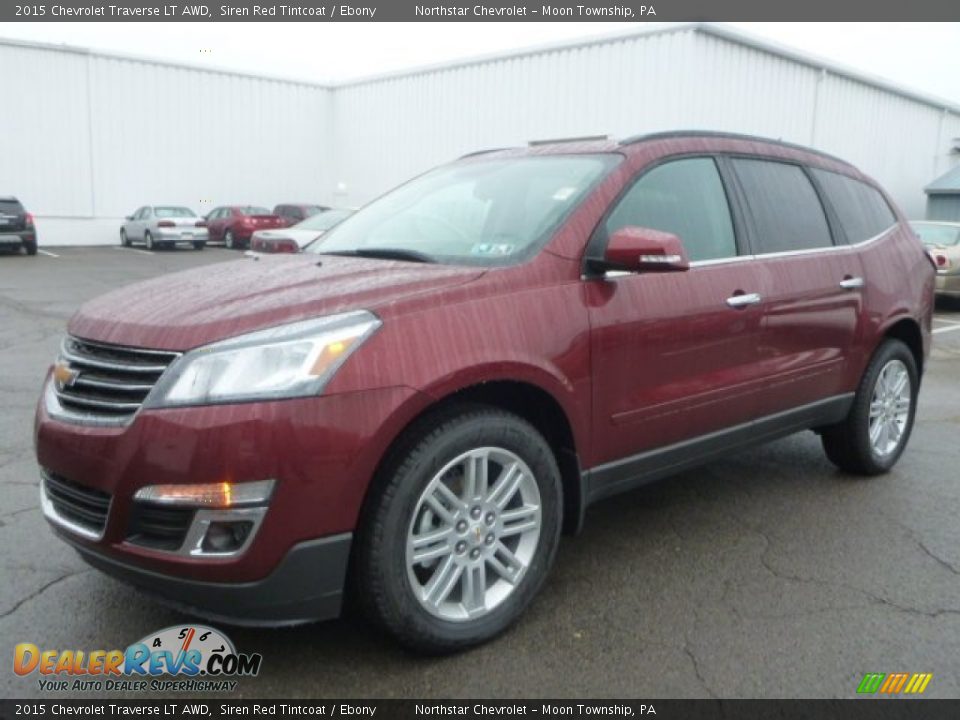 2015 Chevrolet Traverse LT AWD Siren Red Tintcoat / Ebony Photo #1