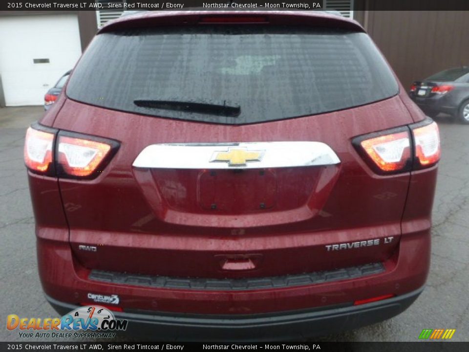 2015 Chevrolet Traverse LT AWD Siren Red Tintcoat / Ebony Photo #4