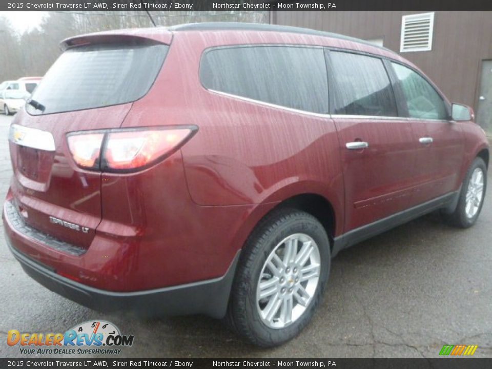2015 Chevrolet Traverse LT AWD Siren Red Tintcoat / Ebony Photo #5