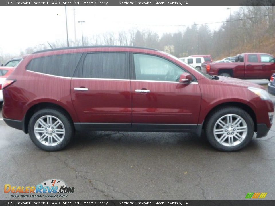 2015 Chevrolet Traverse LT AWD Siren Red Tintcoat / Ebony Photo #6