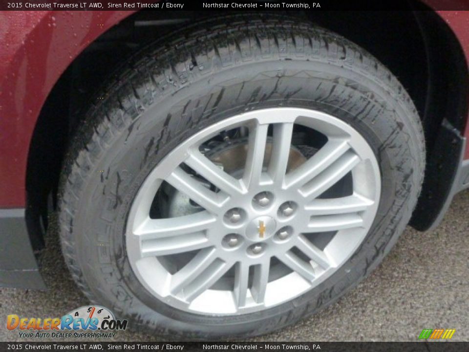 2015 Chevrolet Traverse LT AWD Siren Red Tintcoat / Ebony Photo #9