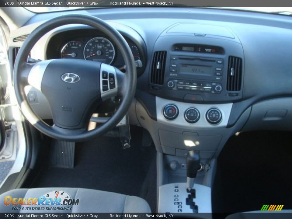 2009 Hyundai Elantra GLS Sedan Quicksilver / Gray Photo #11