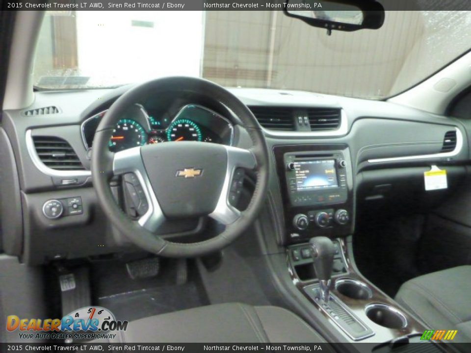 2015 Chevrolet Traverse LT AWD Siren Red Tintcoat / Ebony Photo #13