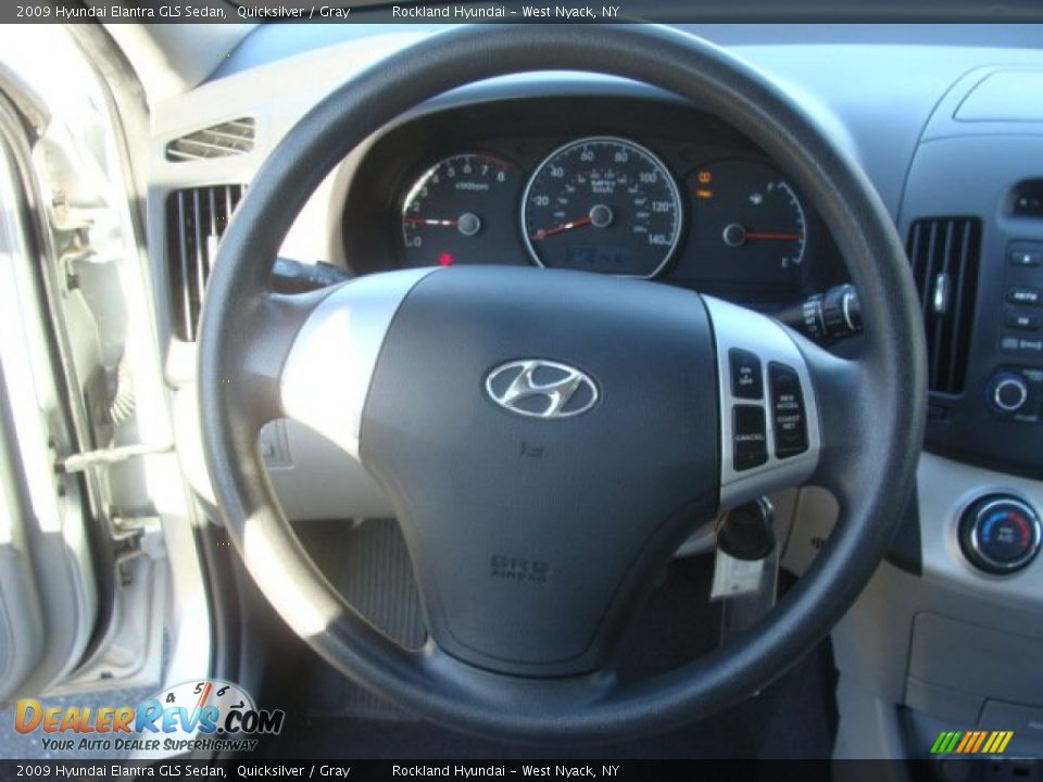 2009 Hyundai Elantra GLS Sedan Quicksilver / Gray Photo #13