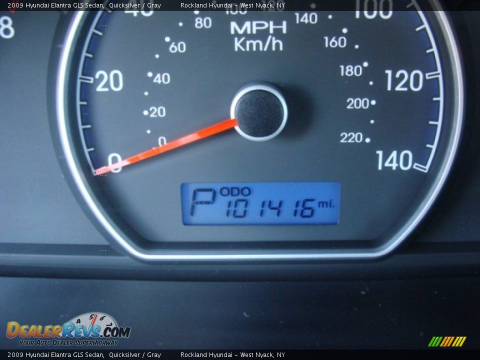 2009 Hyundai Elantra GLS Sedan Quicksilver / Gray Photo #15