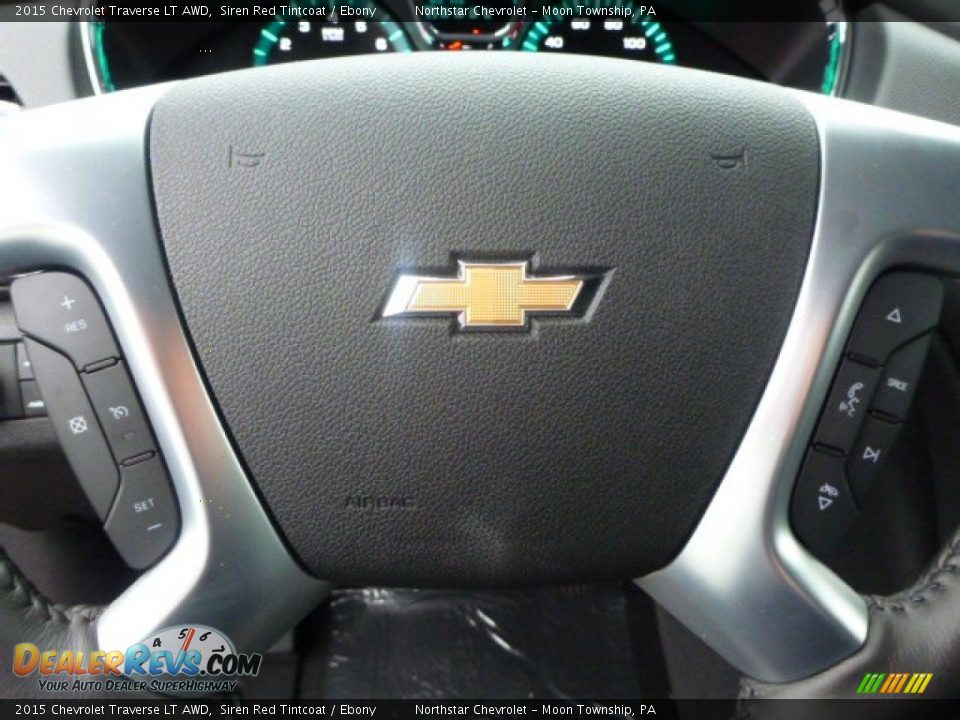 2015 Chevrolet Traverse LT AWD Siren Red Tintcoat / Ebony Photo #17