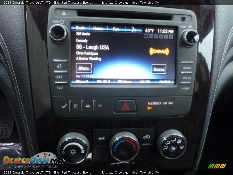 2015 Chevrolet Traverse LT AWD Siren Red Tintcoat / Ebony Photo #19