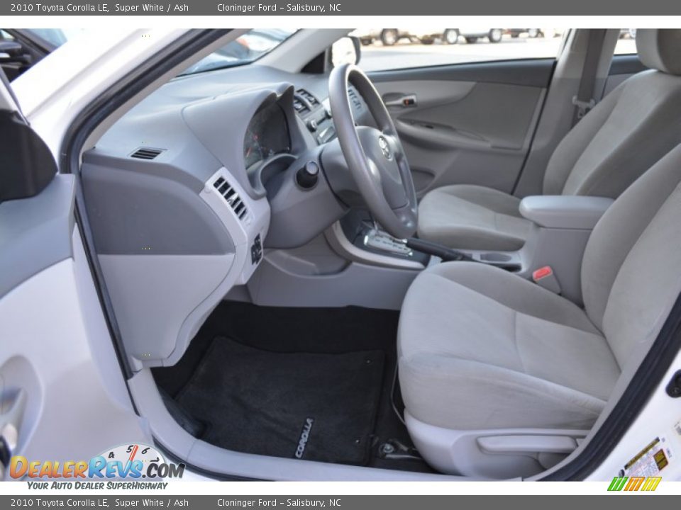 Front Seat of 2010 Toyota Corolla LE Photo #9