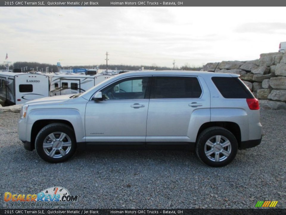 2015 GMC Terrain SLE Quicksilver Metallic / Jet Black Photo #3