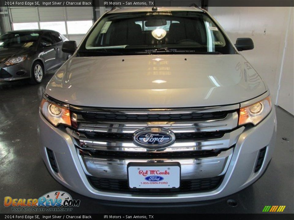 2014 Ford Edge SE Ingot Silver / Charcoal Black Photo #2