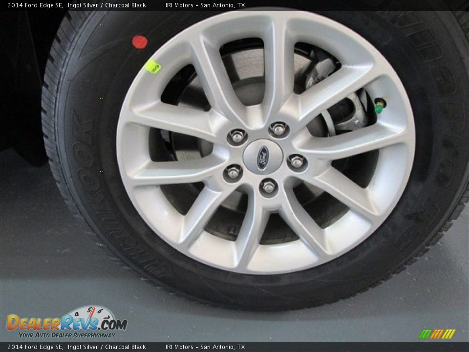 2014 Ford Edge SE Ingot Silver / Charcoal Black Photo #4