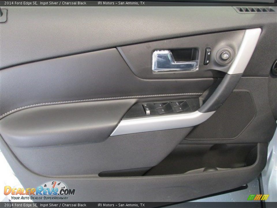2014 Ford Edge SE Ingot Silver / Charcoal Black Photo #14