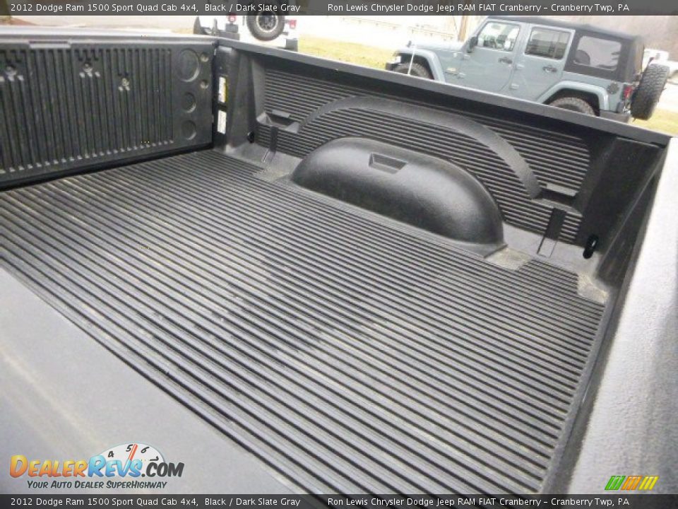 2012 Dodge Ram 1500 Sport Quad Cab 4x4 Black / Dark Slate Gray Photo #6
