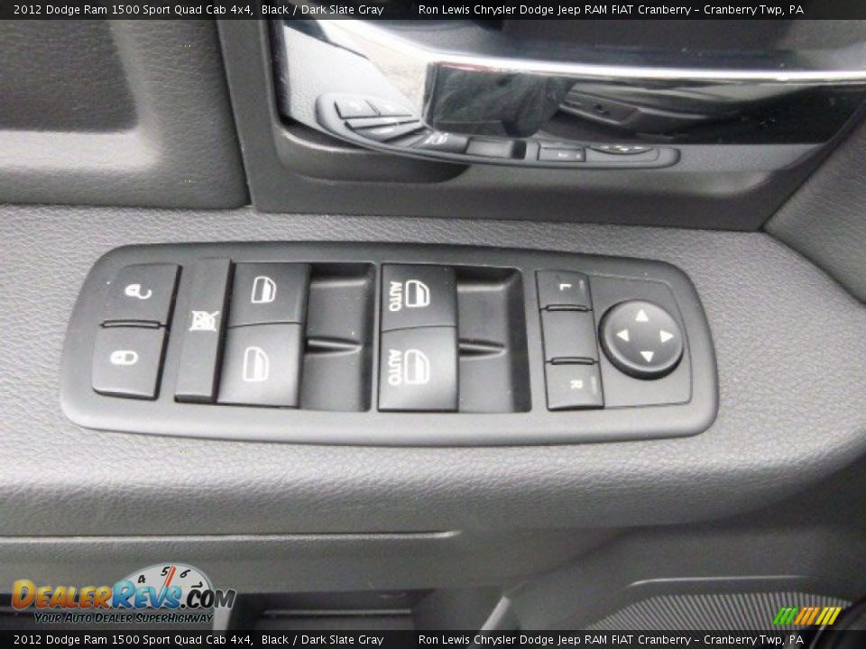 2012 Dodge Ram 1500 Sport Quad Cab 4x4 Black / Dark Slate Gray Photo #16