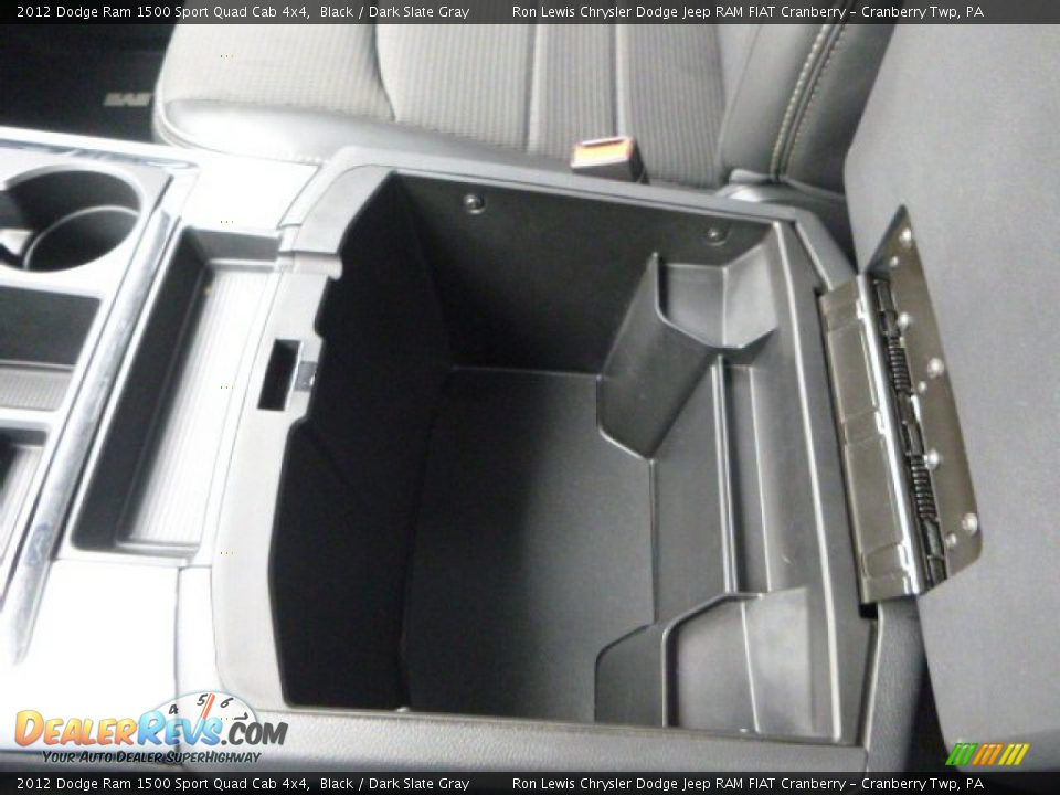 2012 Dodge Ram 1500 Sport Quad Cab 4x4 Black / Dark Slate Gray Photo #24