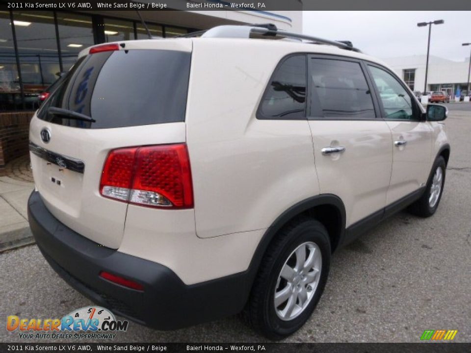 White Sand Beige 2011 Kia Sorento LX V6 AWD Photo #3