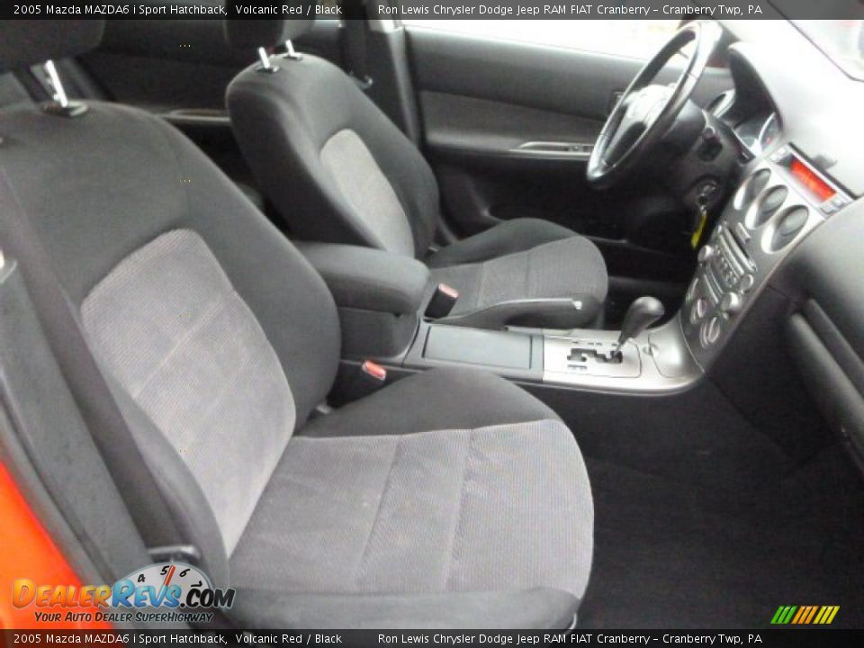 2005 Mazda MAZDA6 i Sport Hatchback Volcanic Red / Black Photo #11