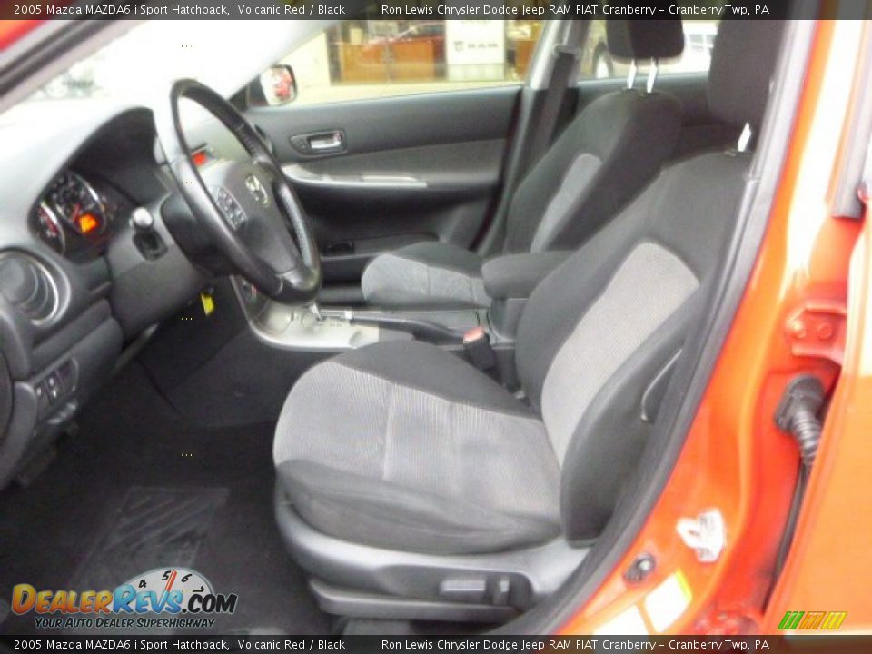 2005 Mazda MAZDA6 i Sport Hatchback Volcanic Red / Black Photo #19