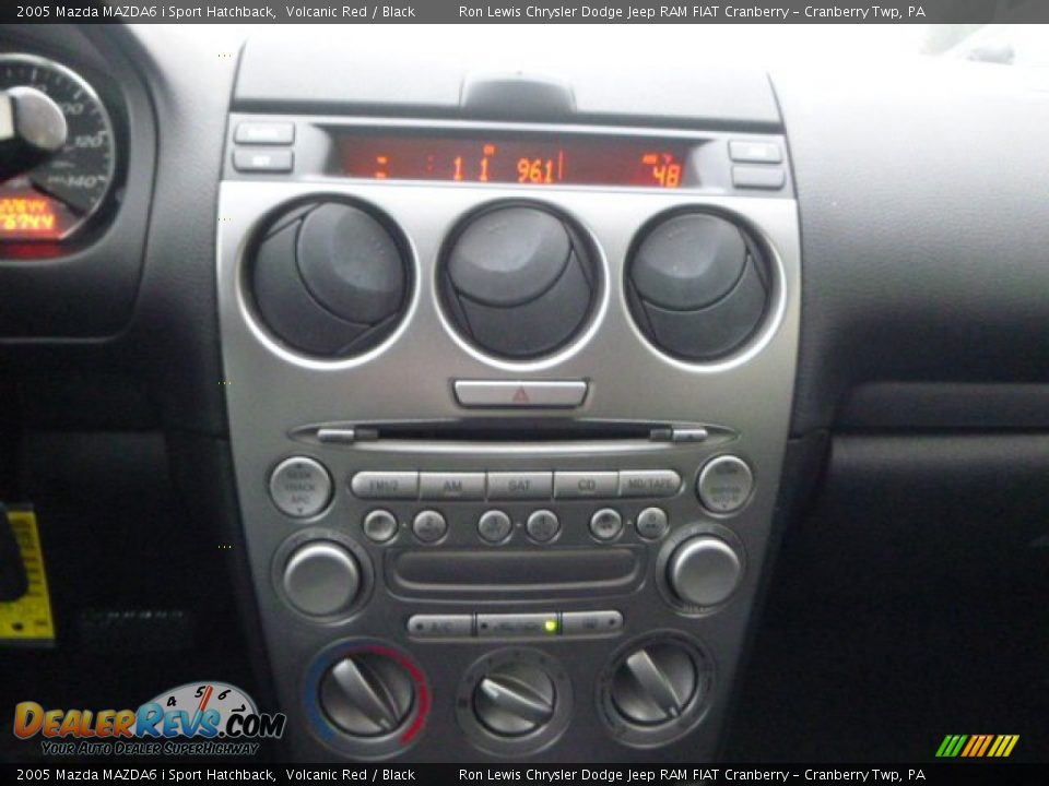 2005 Mazda MAZDA6 i Sport Hatchback Volcanic Red / Black Photo #21