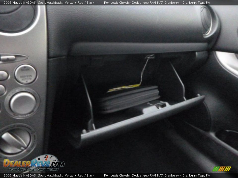 2005 Mazda MAZDA6 i Sport Hatchback Volcanic Red / Black Photo #23