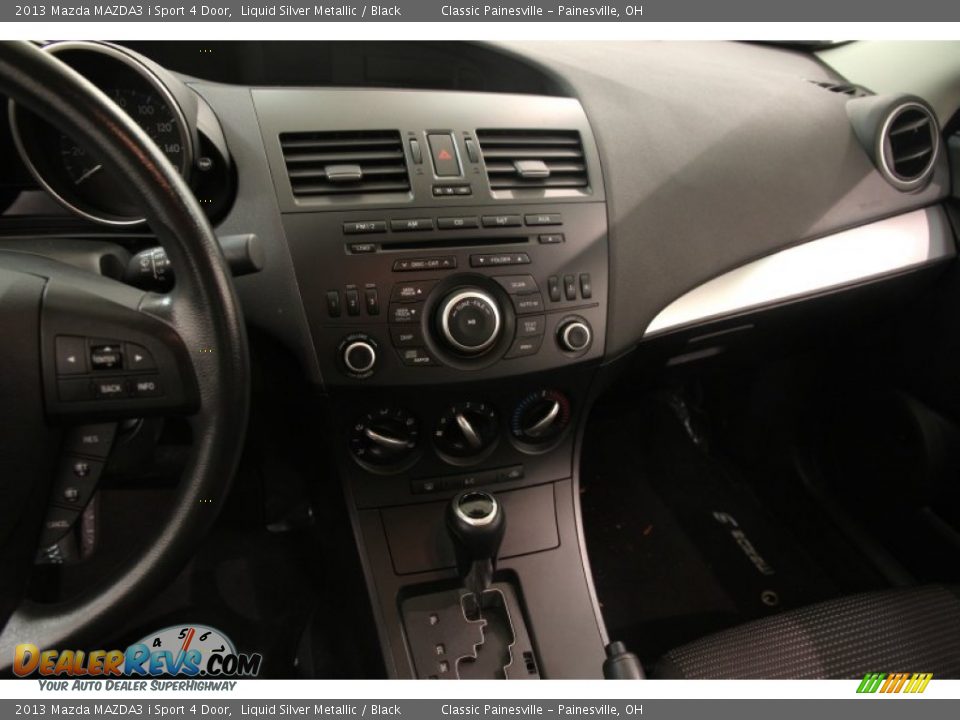 2013 Mazda MAZDA3 i Sport 4 Door Liquid Silver Metallic / Black Photo #9