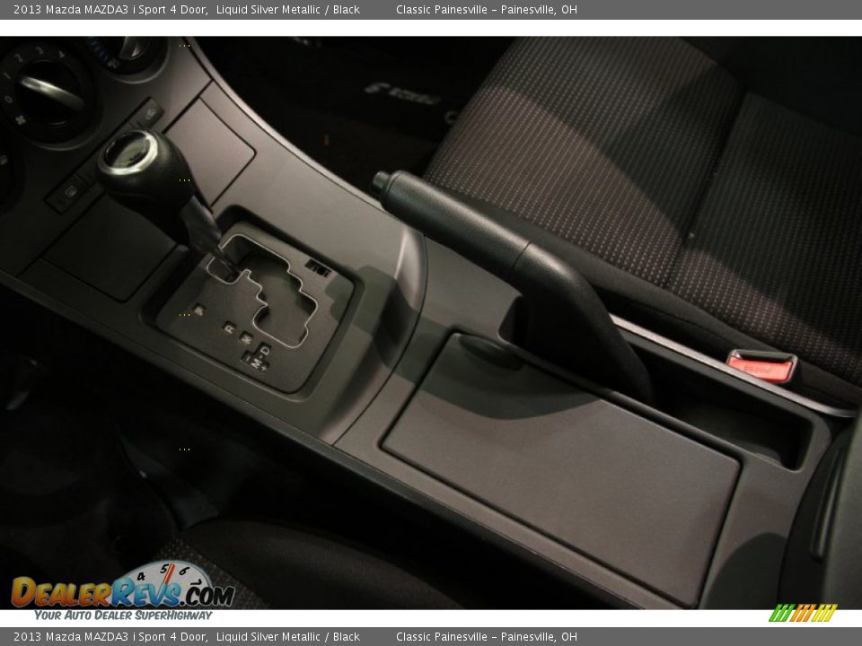 2013 Mazda MAZDA3 i Sport 4 Door Liquid Silver Metallic / Black Photo #10