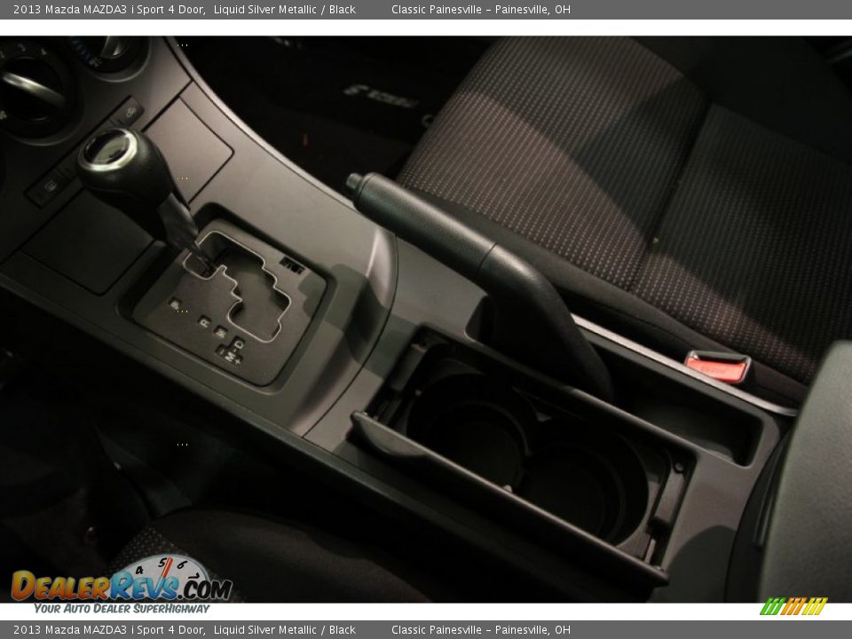 2013 Mazda MAZDA3 i Sport 4 Door Liquid Silver Metallic / Black Photo #11