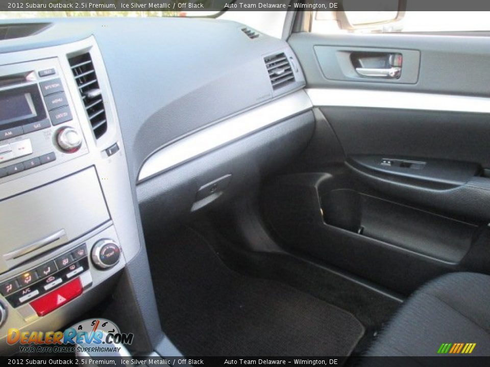 2012 Subaru Outback 2.5i Premium Ice Silver Metallic / Off Black Photo #12