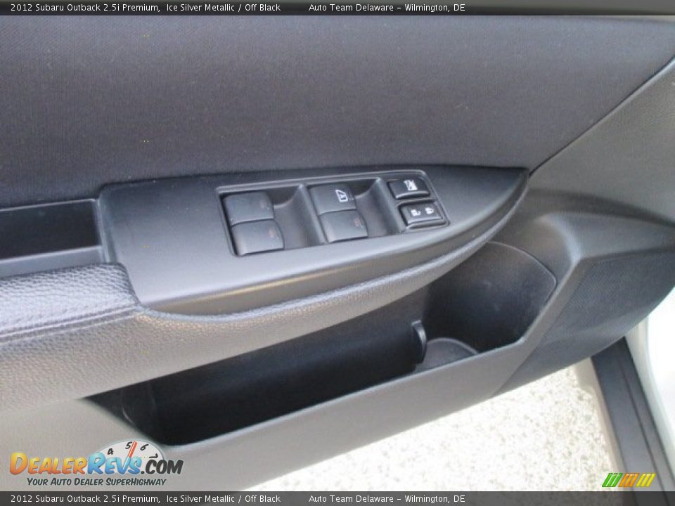 2012 Subaru Outback 2.5i Premium Ice Silver Metallic / Off Black Photo #25