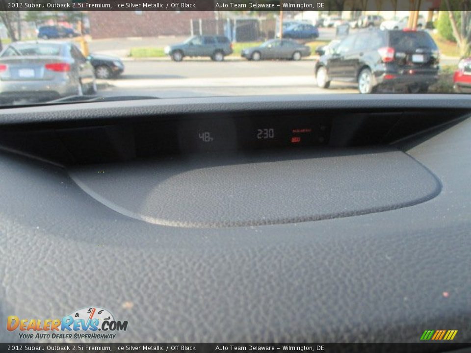2012 Subaru Outback 2.5i Premium Ice Silver Metallic / Off Black Photo #31