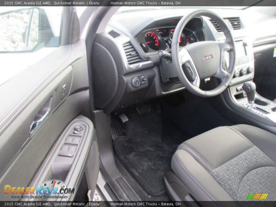 2015 GMC Acadia SLE AWD Quicksilver Metallic / Ebony Photo #5