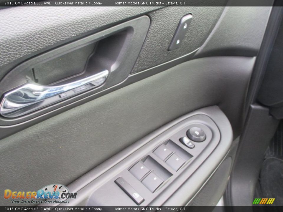 2015 GMC Acadia SLE AWD Quicksilver Metallic / Ebony Photo #6