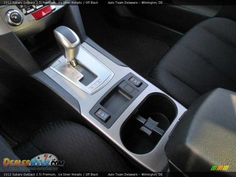 2012 Subaru Outback 2.5i Premium Ice Silver Metallic / Off Black Photo #35
