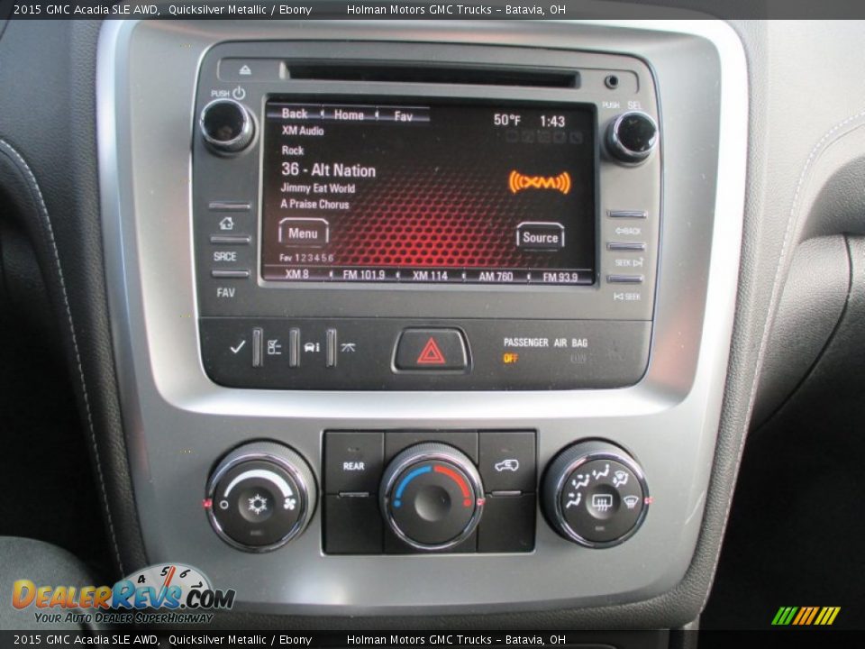 2015 GMC Acadia SLE AWD Quicksilver Metallic / Ebony Photo #7