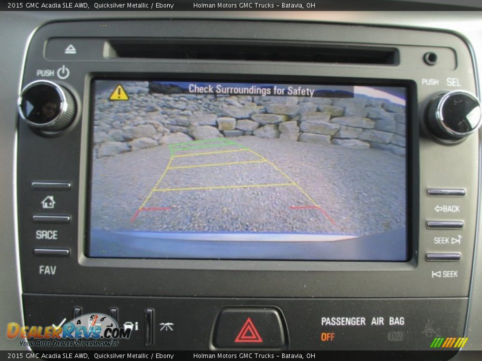 2015 GMC Acadia SLE AWD Quicksilver Metallic / Ebony Photo #8