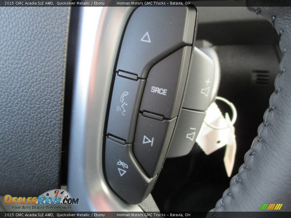 2015 GMC Acadia SLE AWD Quicksilver Metallic / Ebony Photo #11