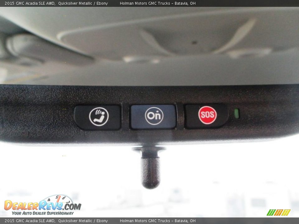 2015 GMC Acadia SLE AWD Quicksilver Metallic / Ebony Photo #15