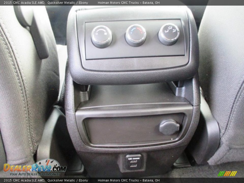 2015 GMC Acadia SLE AWD Quicksilver Metallic / Ebony Photo #19