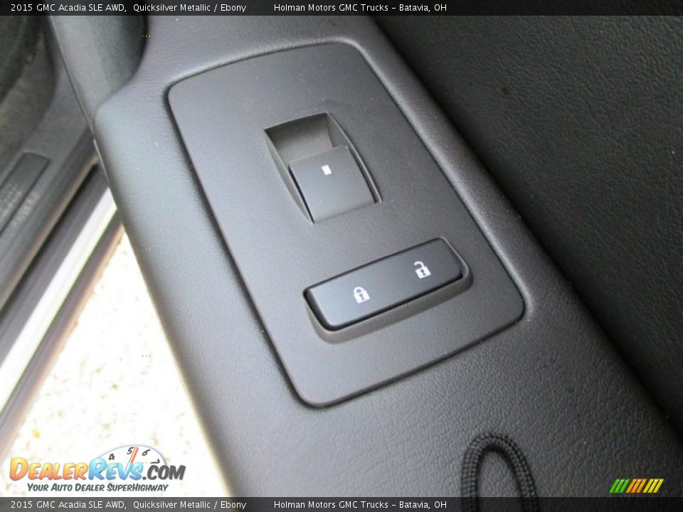 2015 GMC Acadia SLE AWD Quicksilver Metallic / Ebony Photo #29