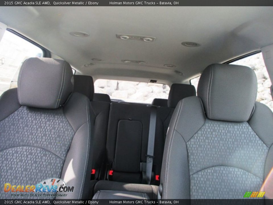 2015 GMC Acadia SLE AWD Quicksilver Metallic / Ebony Photo #32