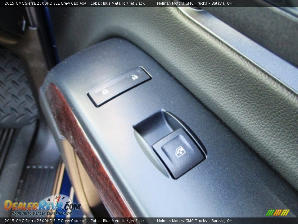 2015 GMC Sierra 2500HD SLE Crew Cab 4x4 Cobalt Blue Metallic / Jet Black Photo #31