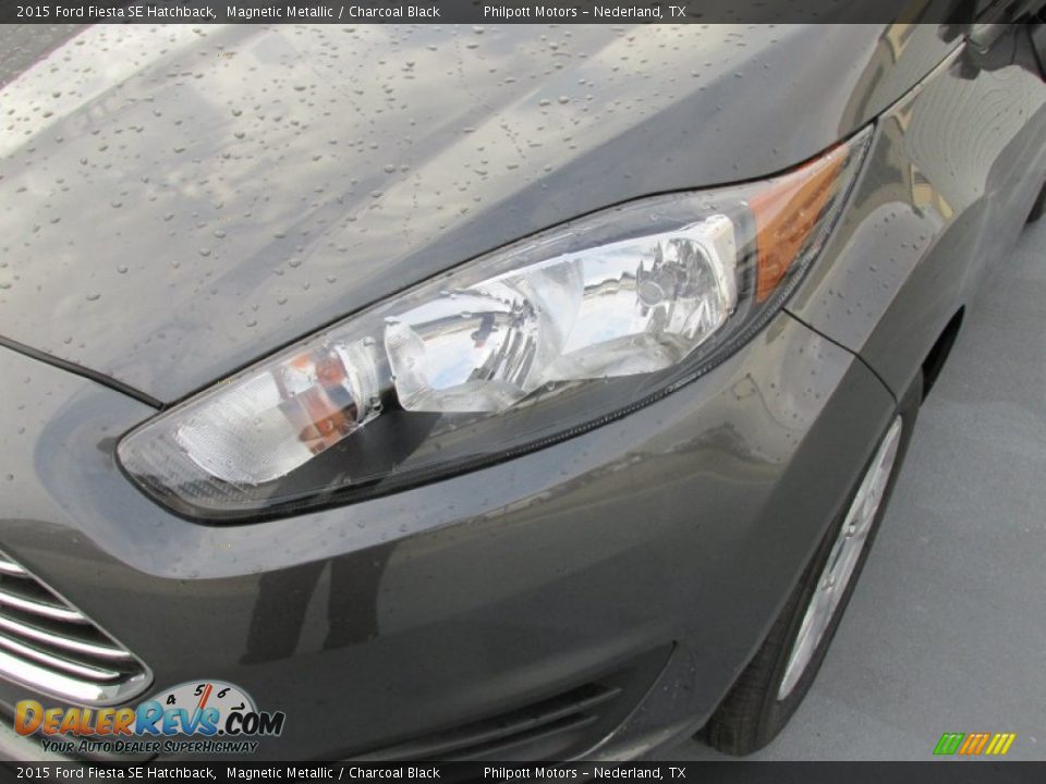 2015 Ford Fiesta SE Hatchback Magnetic Metallic / Charcoal Black Photo #9