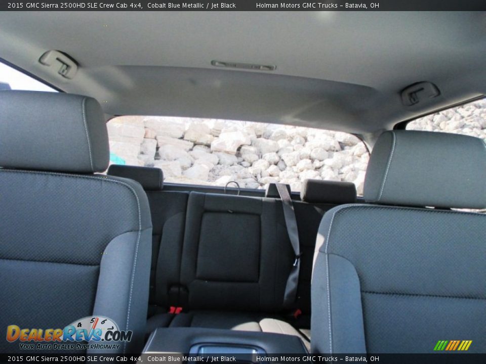 2015 GMC Sierra 2500HD SLE Crew Cab 4x4 Cobalt Blue Metallic / Jet Black Photo #35
