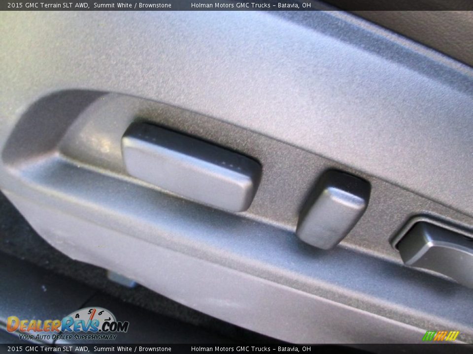 2015 GMC Terrain SLT AWD Summit White / Brownstone Photo #7