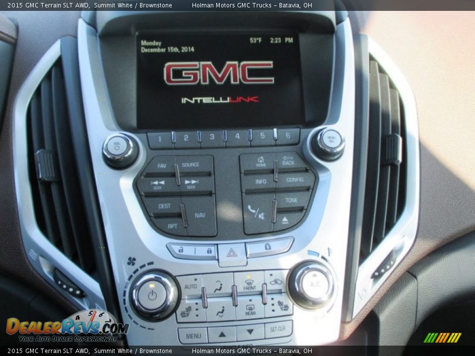 2015 GMC Terrain SLT AWD Summit White / Brownstone Photo #8