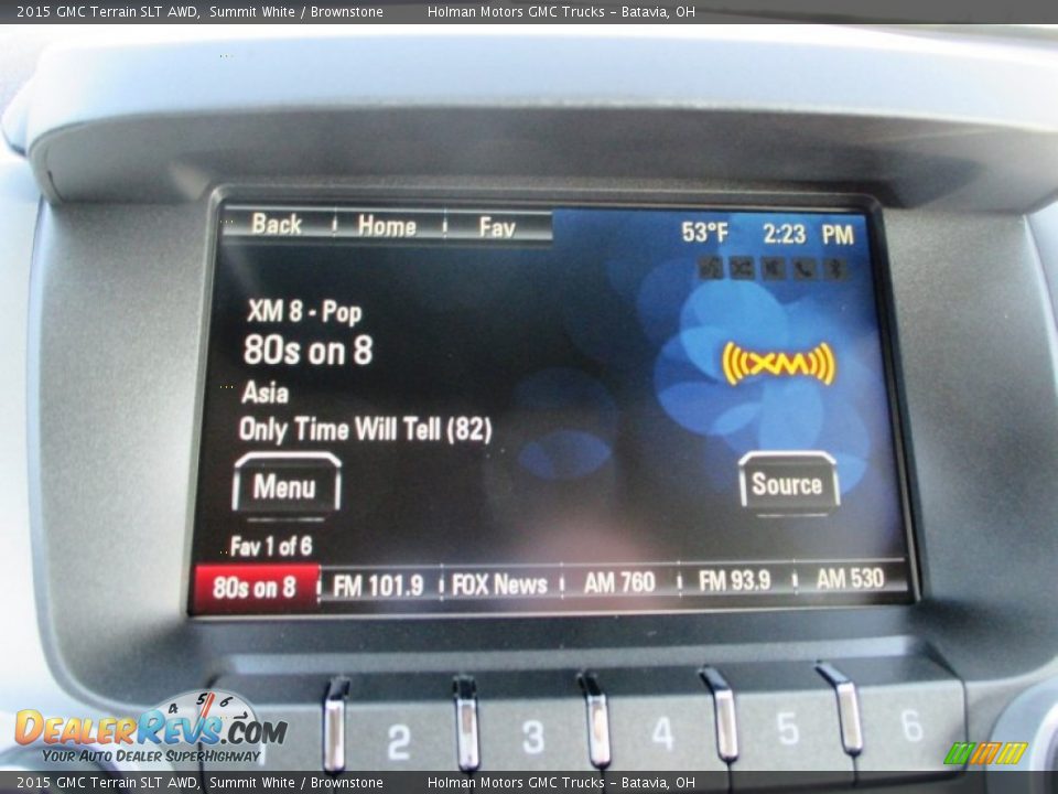 2015 GMC Terrain SLT AWD Summit White / Brownstone Photo #9