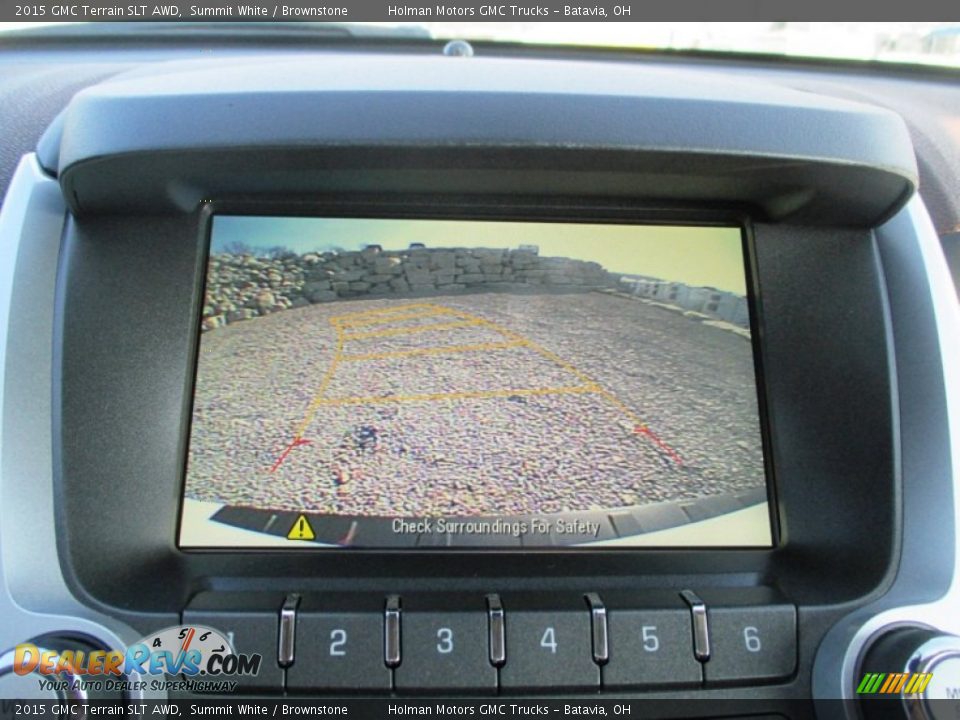 2015 GMC Terrain SLT AWD Summit White / Brownstone Photo #10