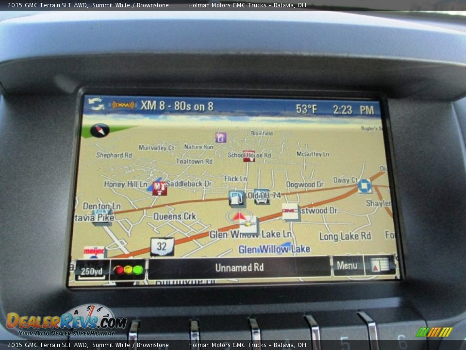 2015 GMC Terrain SLT AWD Summit White / Brownstone Photo #11