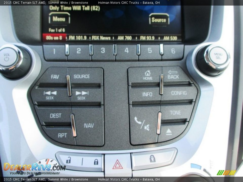 2015 GMC Terrain SLT AWD Summit White / Brownstone Photo #12